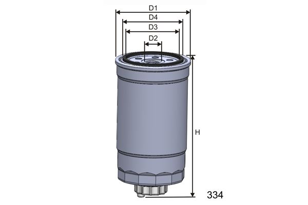 MISFAT Degvielas filtrs M351A