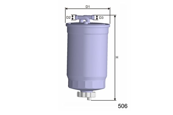 MISFAT Degvielas filtrs M365