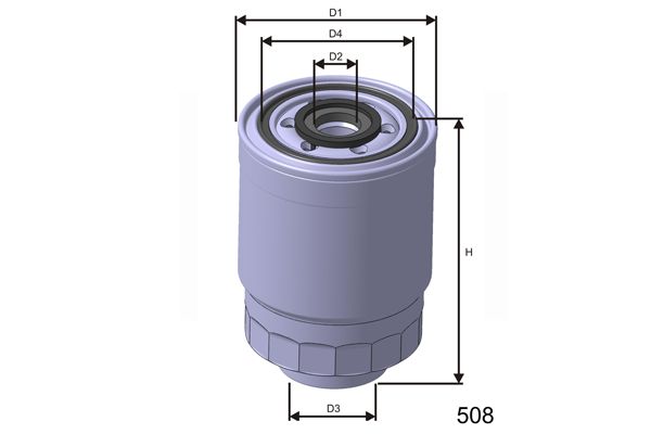 MISFAT Degvielas filtrs M366A