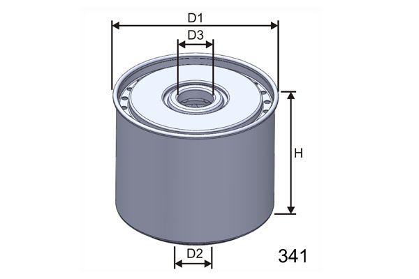 MISFAT Degvielas filtrs M369