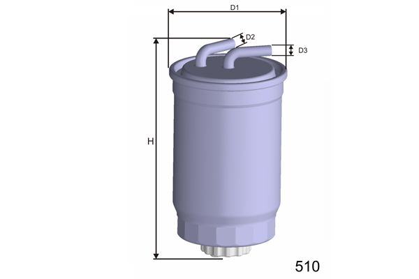 MISFAT Degvielas filtrs M382