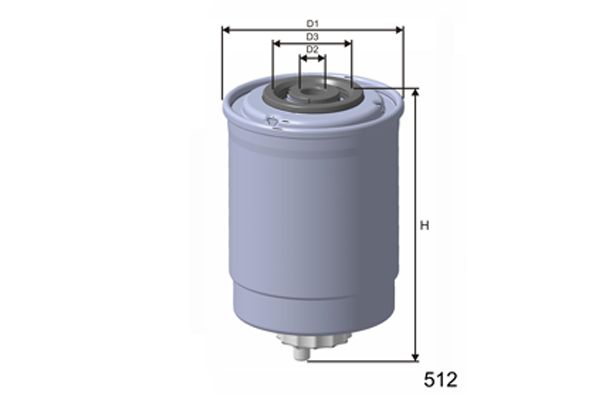 MISFAT Топливный фильтр M408