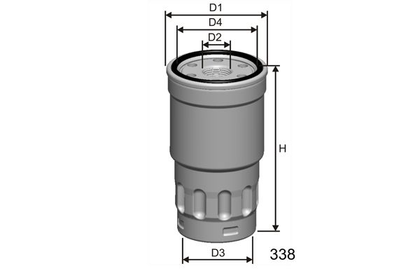 MISFAT Degvielas filtrs M413