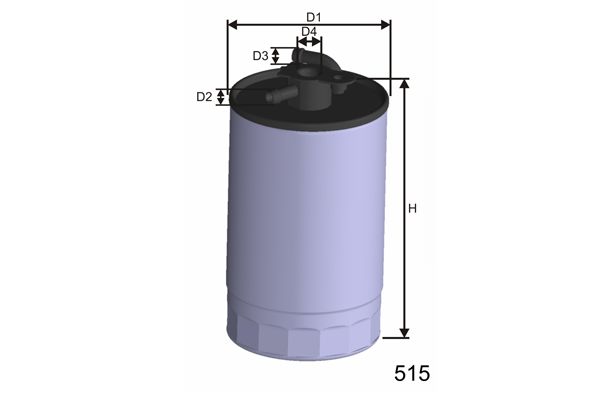 MISFAT Degvielas filtrs M427