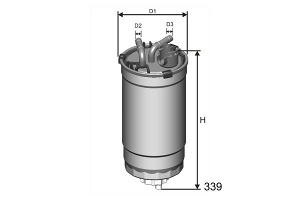 MISFAT Топливный фильтр M428