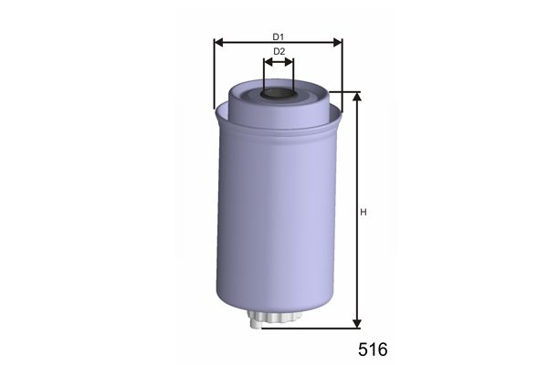 MISFAT Топливный фильтр M432