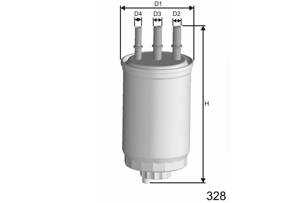 MISFAT Degvielas filtrs M445
