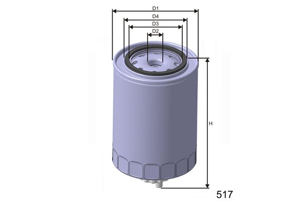 MISFAT Degvielas filtrs M501