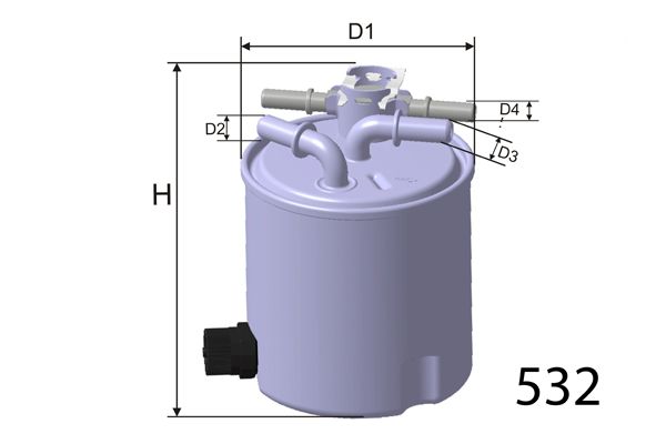 MISFAT Degvielas filtrs M503
