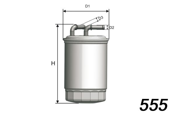 MISFAT Degvielas filtrs M518