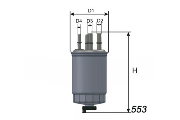 MISFAT Degvielas filtrs M532