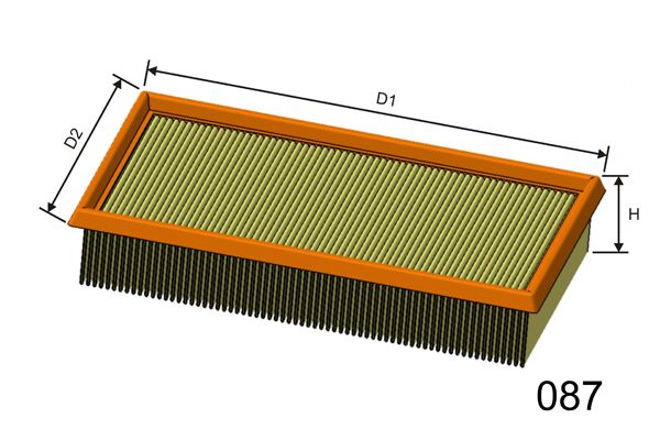 MISFAT Gaisa filtrs P022