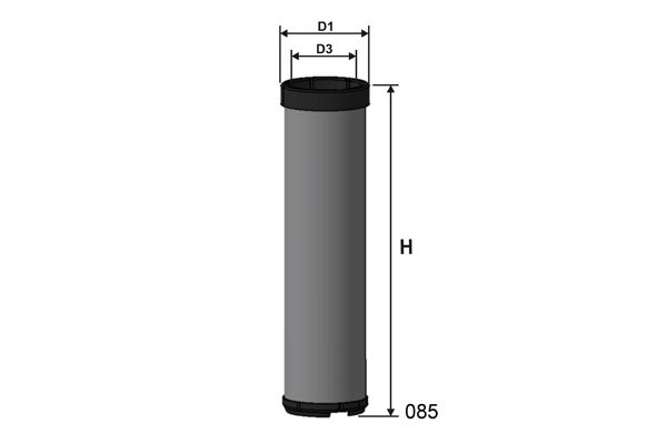 MISFAT Sekundārā gaisa filtrs R442