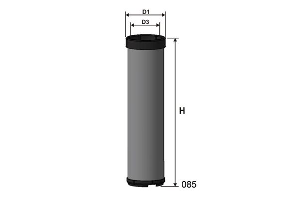 MISFAT Sekundārā gaisa filtrs R587