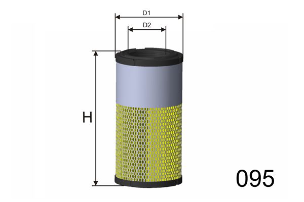 MISFAT Gaisa filtrs R646