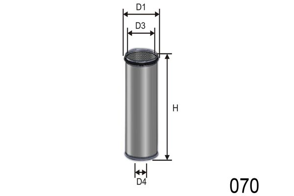 MISFAT Sekundārā gaisa filtrs R651