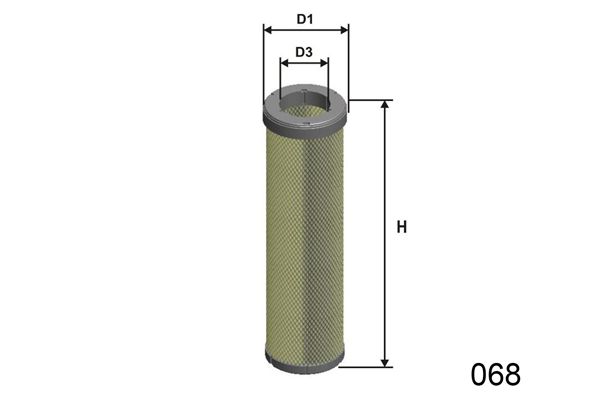 MISFAT Sekundārā gaisa filtrs RM817