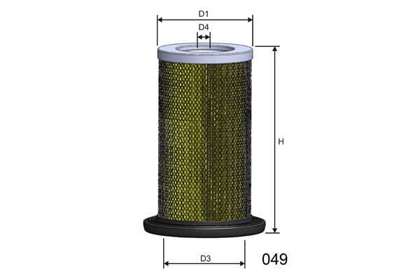 MISFAT Sekundārā gaisa filtrs RM898