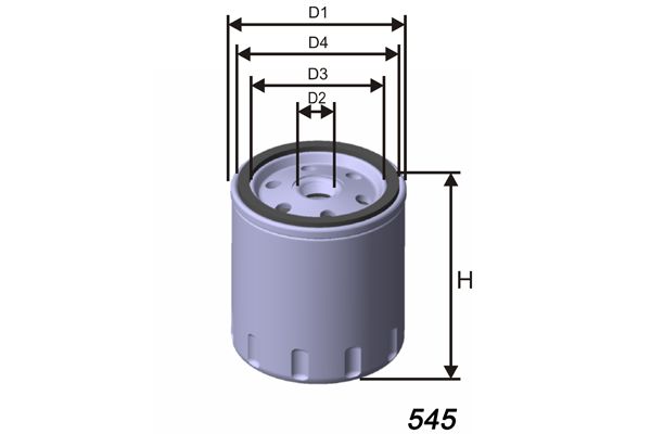 MISFAT Eļļas filtrs Z131B