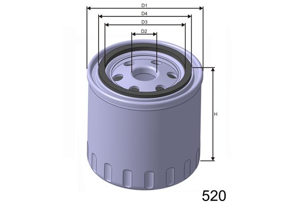 MISFAT Eļļas filtrs Z194