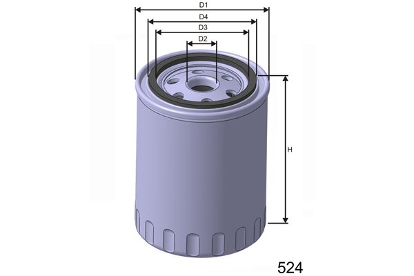 MISFAT Eļļas filtrs Z240