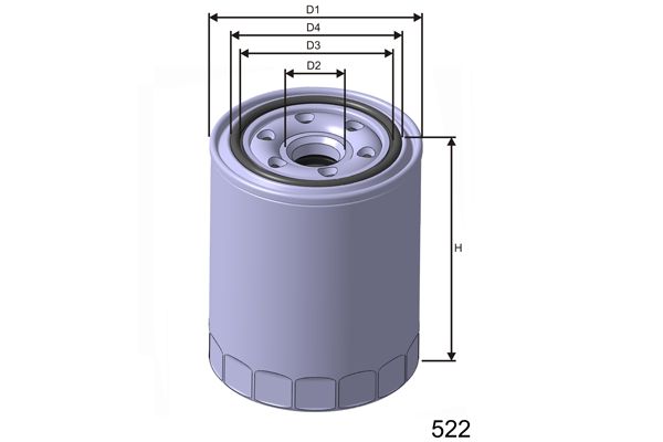 MISFAT Eļļas filtrs Z248