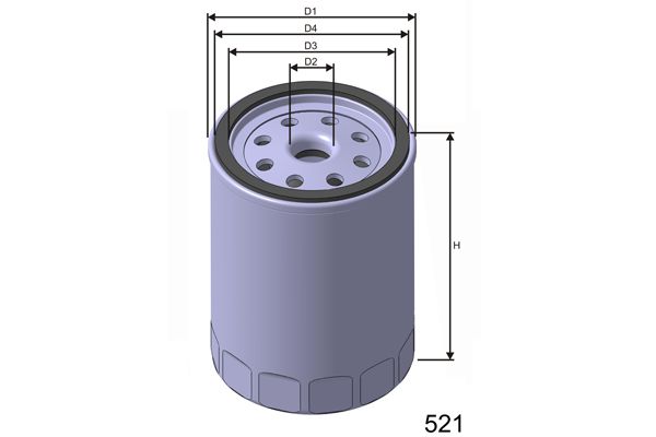 MISFAT Eļļas filtrs Z280