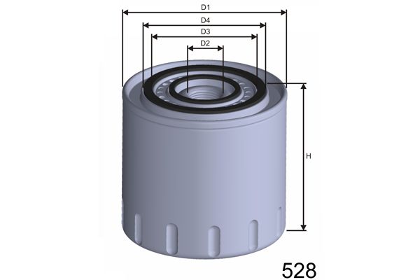 MISFAT Масляный фильтр Z305