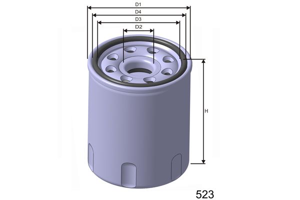 MISFAT Масляный фильтр Z452