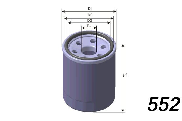 MISFAT Eļļas filtrs Z645