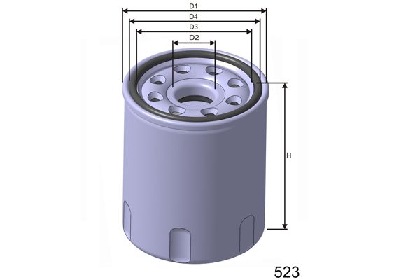 MISFAT Eļļas filtrs Z649