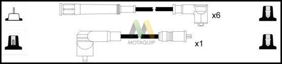 MOTAQUIP Augstsprieguma vadu komplekts LDRL1062