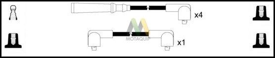 MOTAQUIP Комплект проводов зажигания LDRL1080