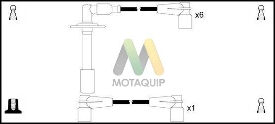 MOTAQUIP Комплект проводов зажигания LDRL1100
