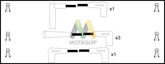 MOTAQUIP Комплект проводов зажигания LDRL1124