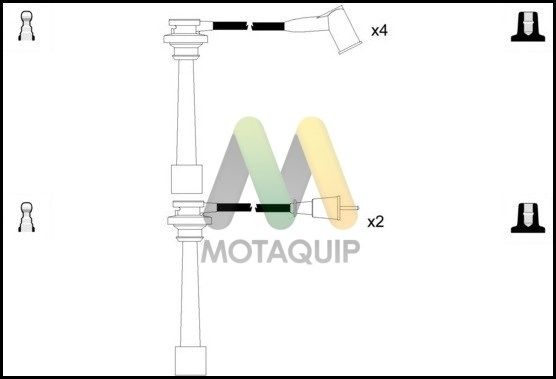 MOTAQUIP Augstsprieguma vadu komplekts LDRL1170