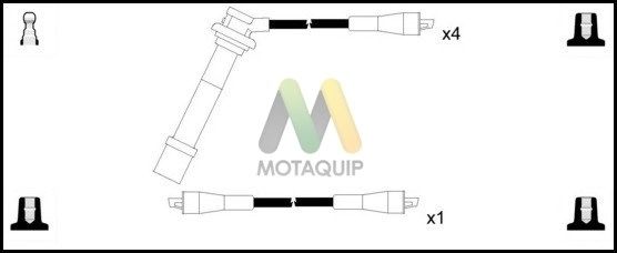 MOTAQUIP Комплект проводов зажигания LDRL1174