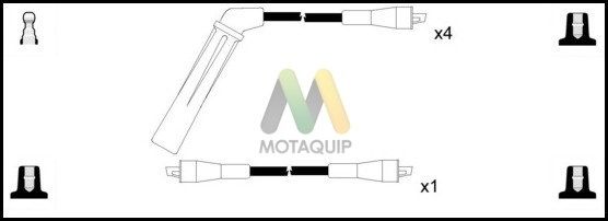 MOTAQUIP Комплект проводов зажигания LDRL1178