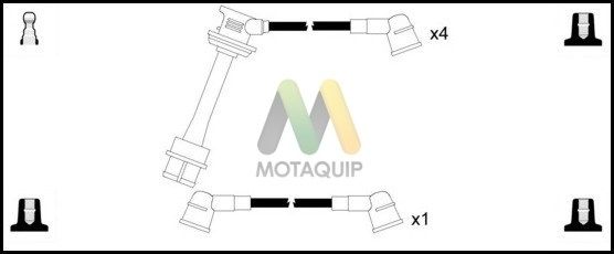 MOTAQUIP Комплект проводов зажигания LDRL1187