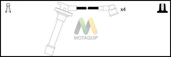 MOTAQUIP Комплект проводов зажигания LDRL120
