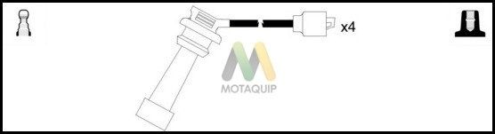MOTAQUIP Комплект проводов зажигания LDRL1256