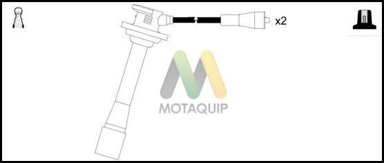 MOTAQUIP Комплект проводов зажигания LDRL1270