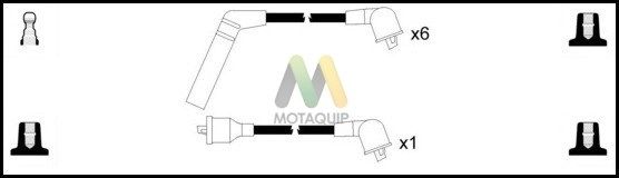 MOTAQUIP Augstsprieguma vadu komplekts LDRL1307