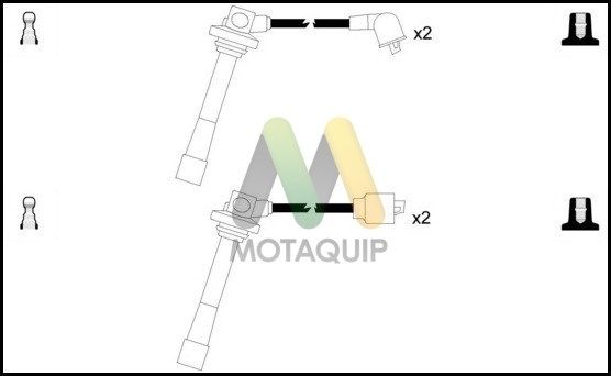 MOTAQUIP Augstsprieguma vadu komplekts LDRL1380