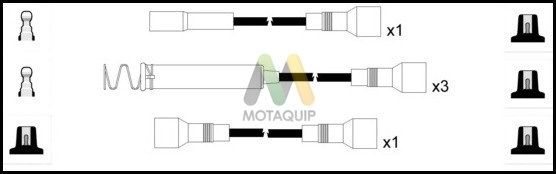 MOTAQUIP Augstsprieguma vadu komplekts LDRL1384