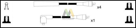 MOTAQUIP Augstsprieguma vadu komplekts LDRL1478