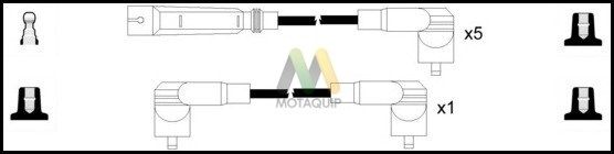 MOTAQUIP Комплект проводов зажигания LDRL1492