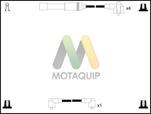 MOTAQUIP Комплект проводов зажигания LDRL1500