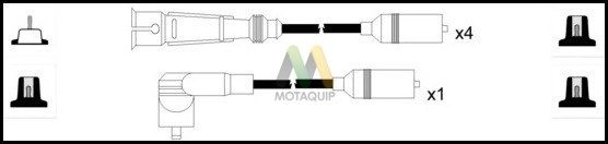 MOTAQUIP Комплект проводов зажигания LDRL1552