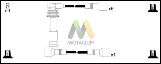 MOTAQUIP Комплект проводов зажигания LDRL1615